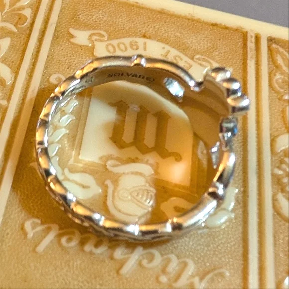 Irish SOLVAR Connemara Sterling Claddagh Ring 💚 ON HOLD FOR LORI 💚🍀🍁🍀💚 - Picture 5 of 7